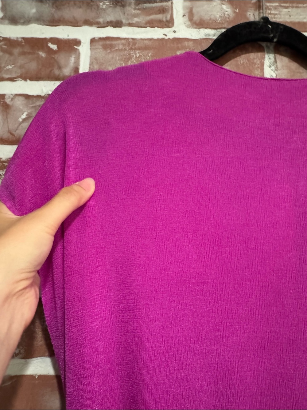 NWT Ripley Rader Classic Jumpsuit Fuchsia Pink Wide Leg Pockets Size 4 Large - Picture 7 of 7